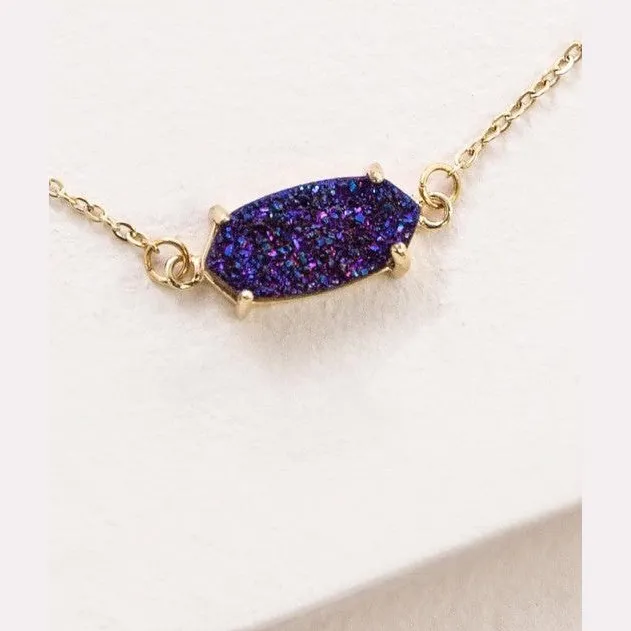 14k Gold Plated Druzy Bracelet available in Alabaster, Cosmic, Mystic, Whimsical
