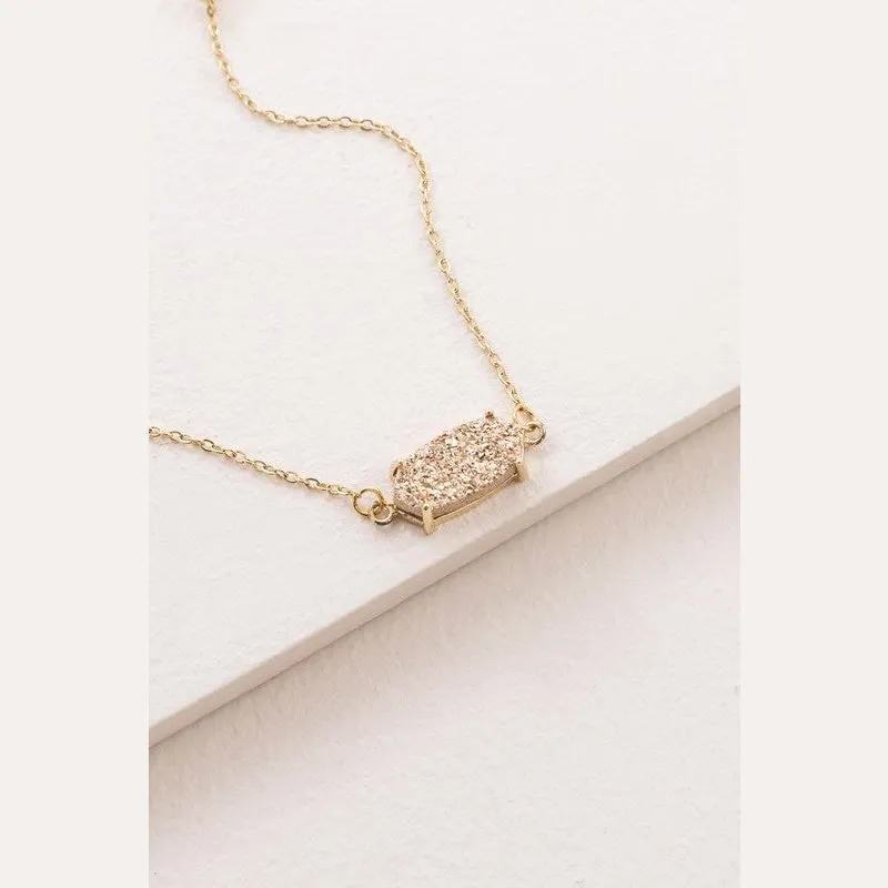 14k Gold Plated Druzy Bracelet available in Alabaster, Cosmic, Mystic, Whimsical