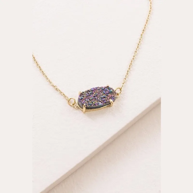 14k Gold Plated Druzy Bracelet available in Alabaster, Cosmic, Mystic, Whimsical