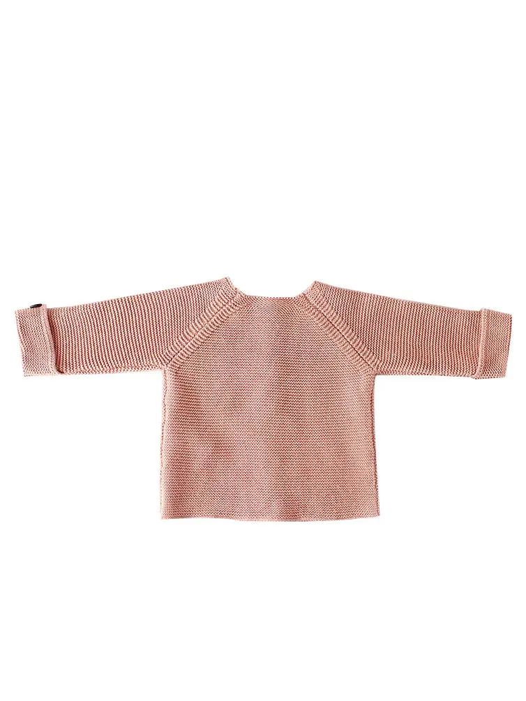 2 Colors Baby Boy Girl Long Sleeve Knitted Cardigan