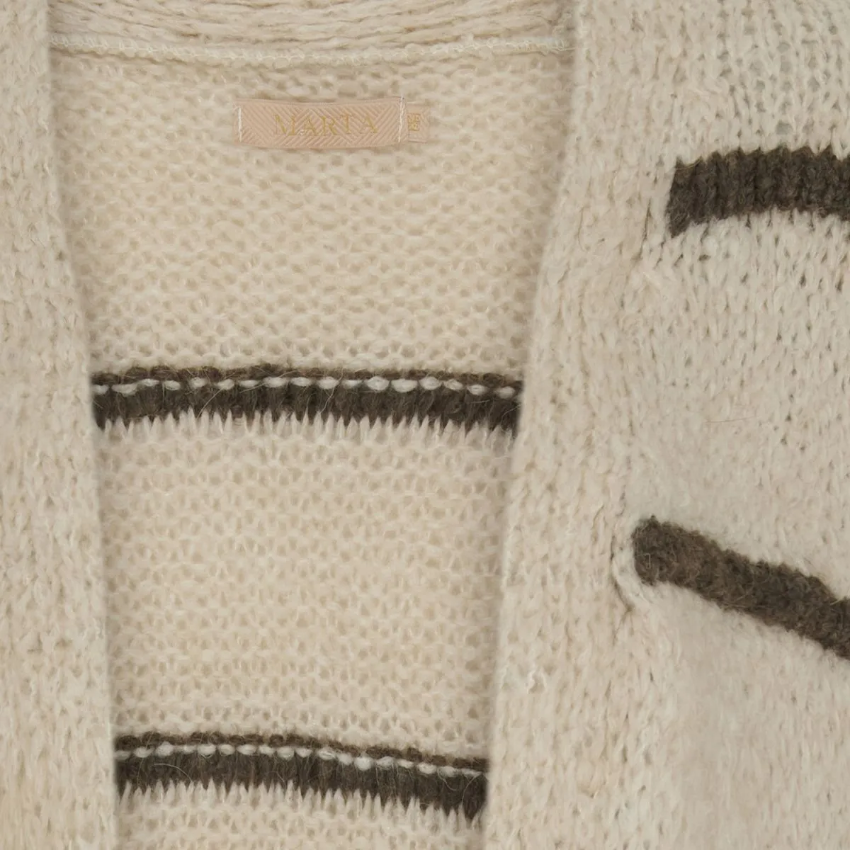 A0178 Marta du cháteau Simone knit Beige/Fango