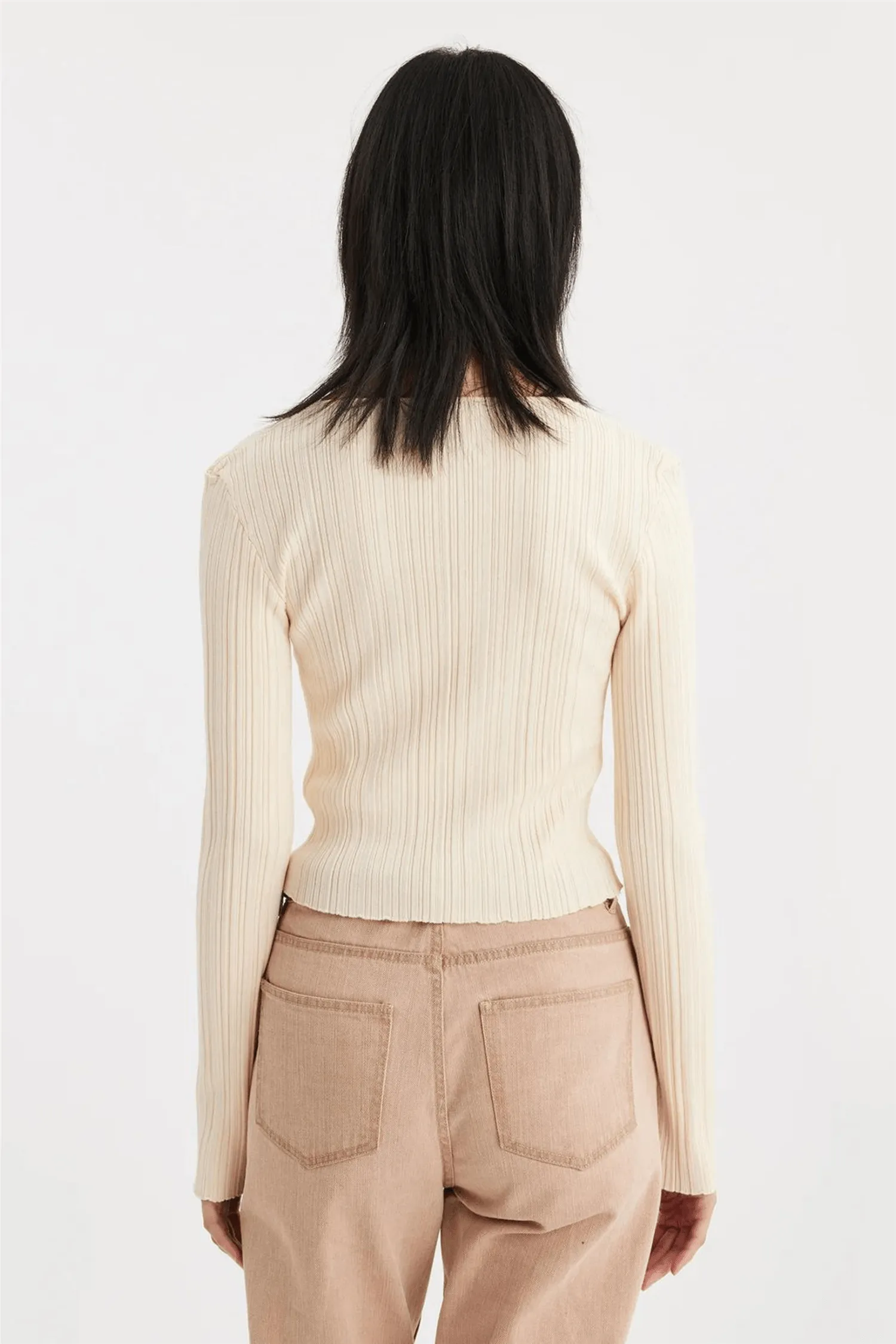 Ana Knit Cardigan Lt. Yellow