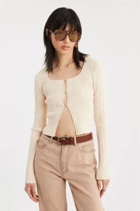 Ana Knit Cardigan Lt. Yellow