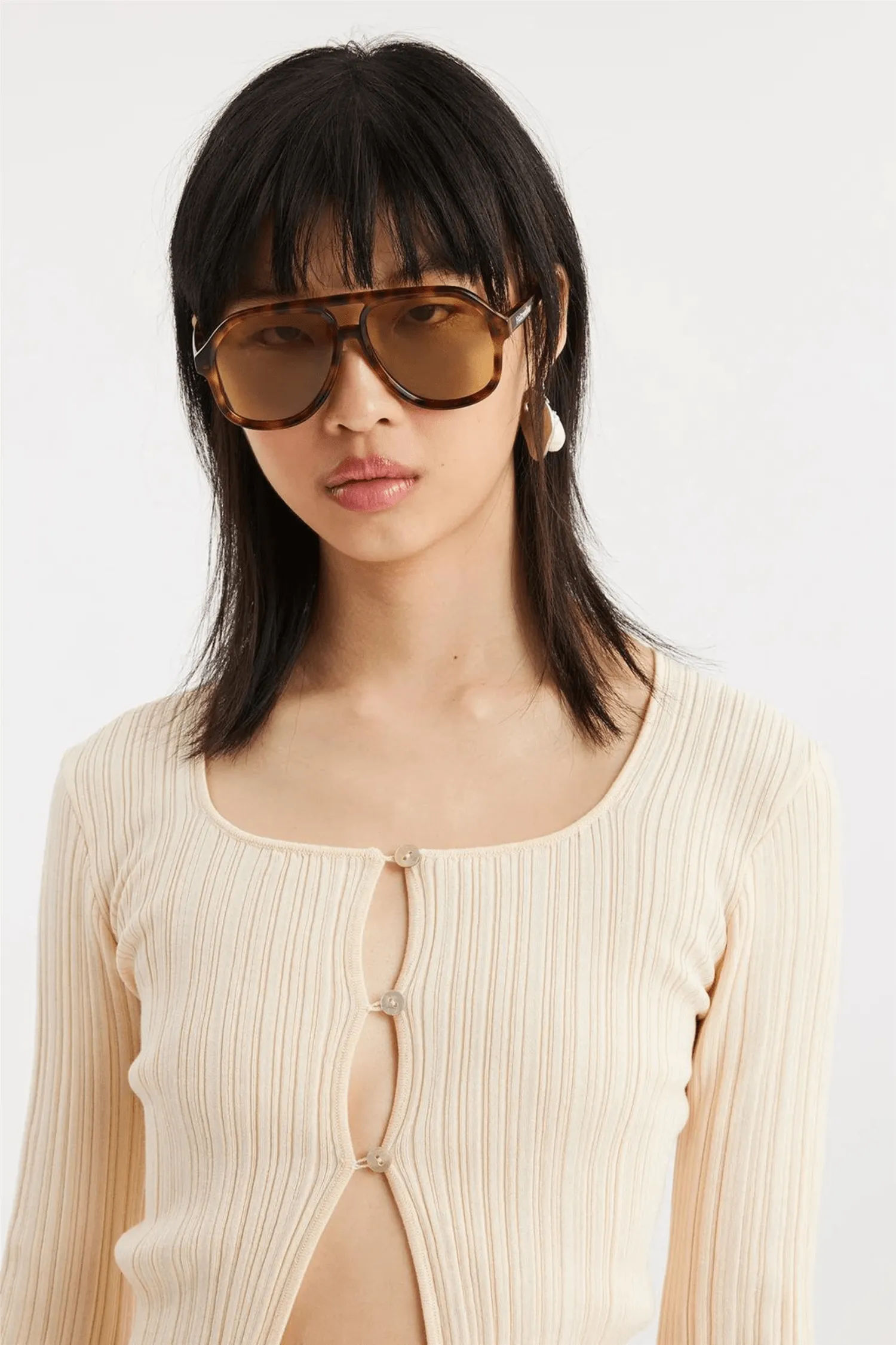 Ana Knit Cardigan Lt. Yellow