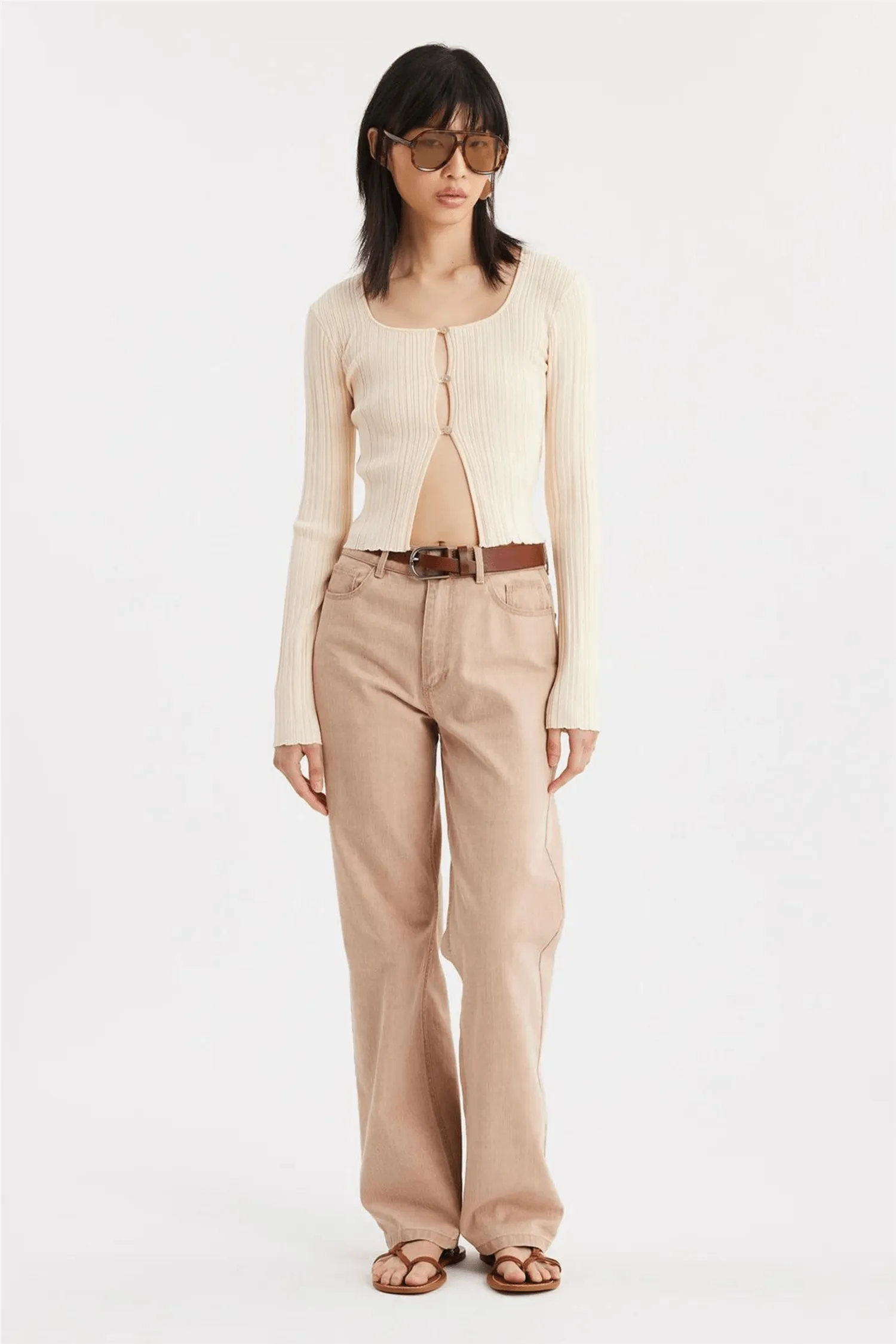 Ana Knit Cardigan Lt. Yellow