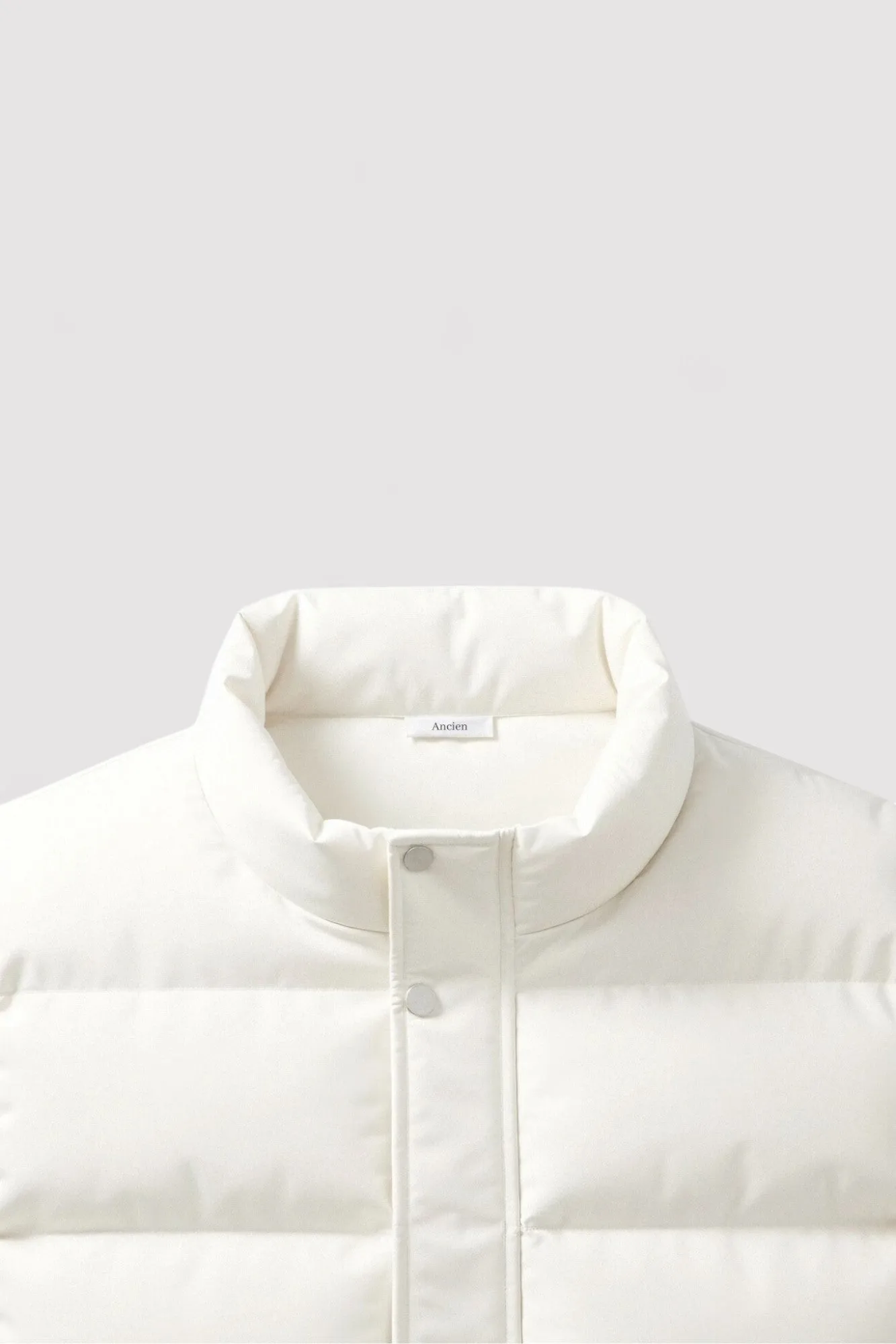 Ancien | Men's Quiet Luxury Solid High Neck Sleeveless Gilet Vest