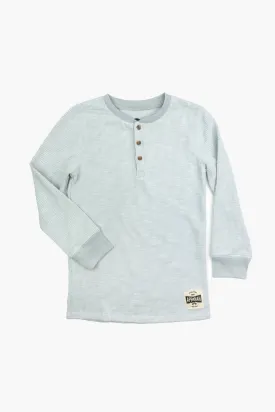 APP Craftsman Thermal Henley in Cool Grey