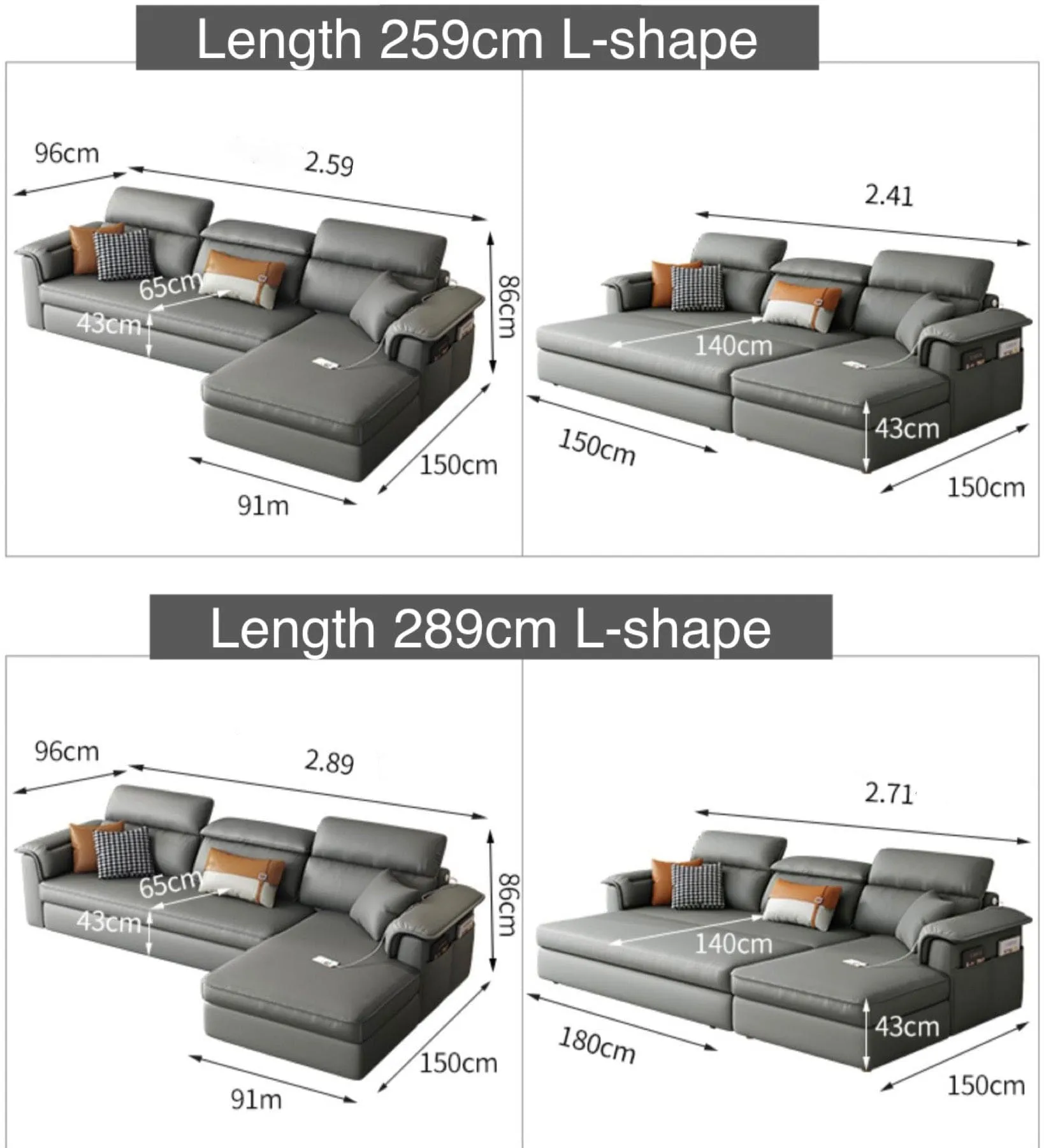 Ascott Scratch Resistant Sofa Bed