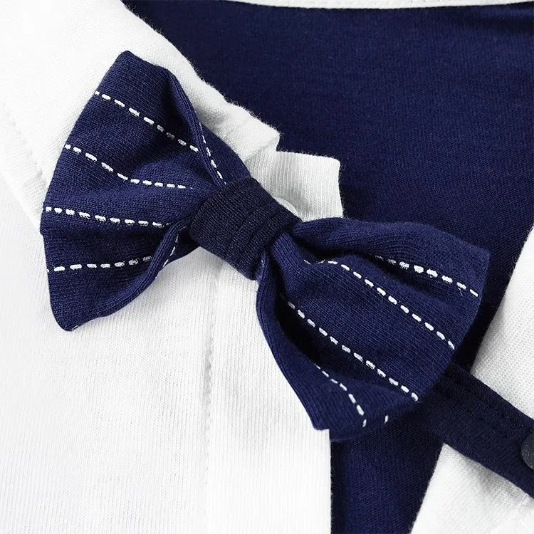 Baby Boy Gentleman Suit-Like Jumpsuit