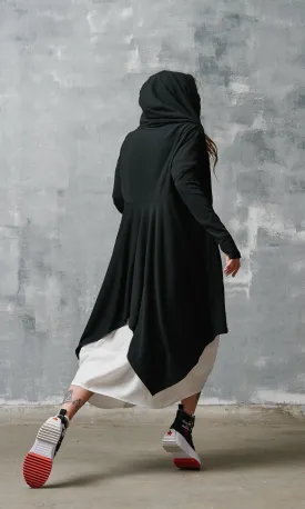 Back Drapes Fine Knit Cardigan