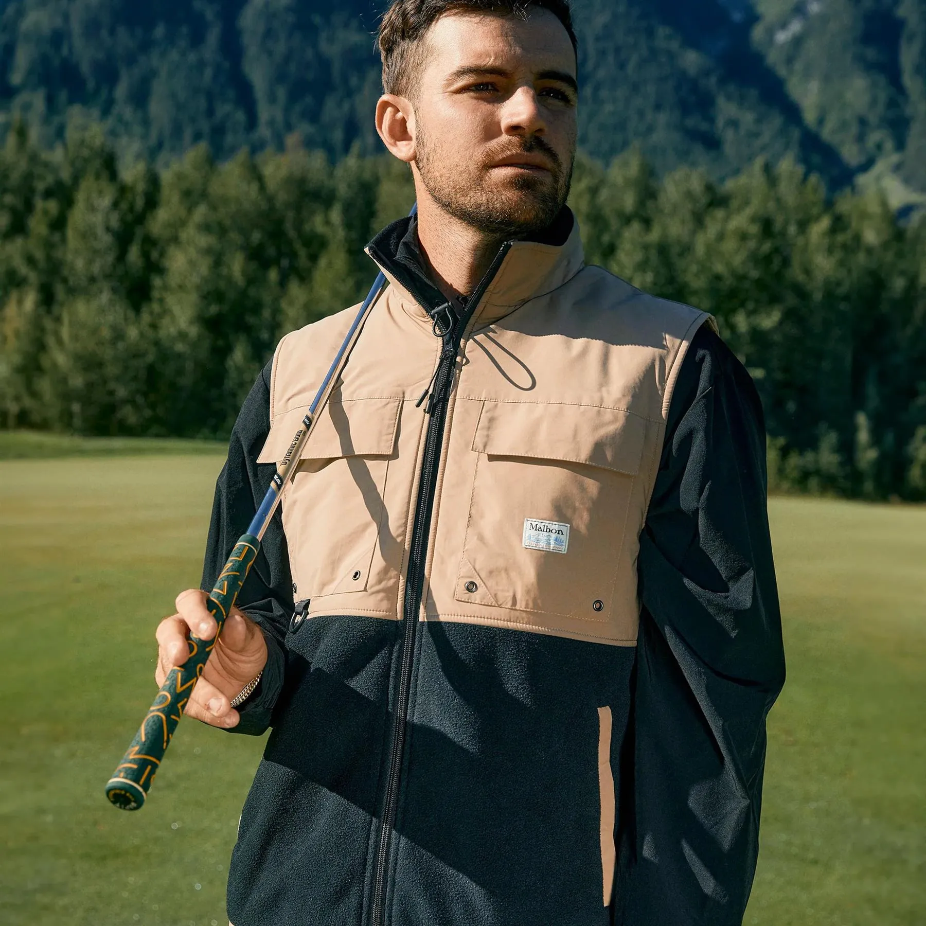 Backcountry Polar Fleece Gilet Khaki - W24