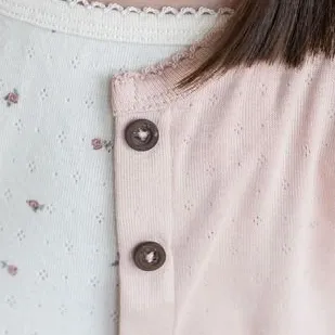 Ballet Clara Pointelle Button Down Cardigan - Kendi by Colored Organics
