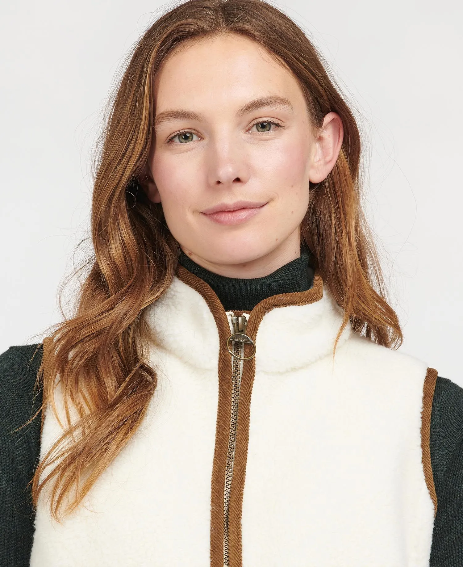 Barbour Burford Fleece Winter Pearl/Classic