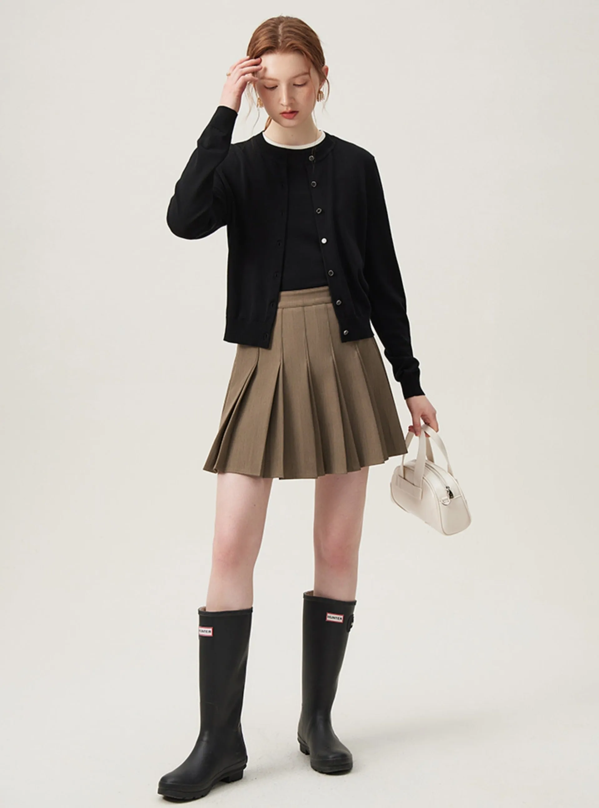 Black Tencel Cardigan
