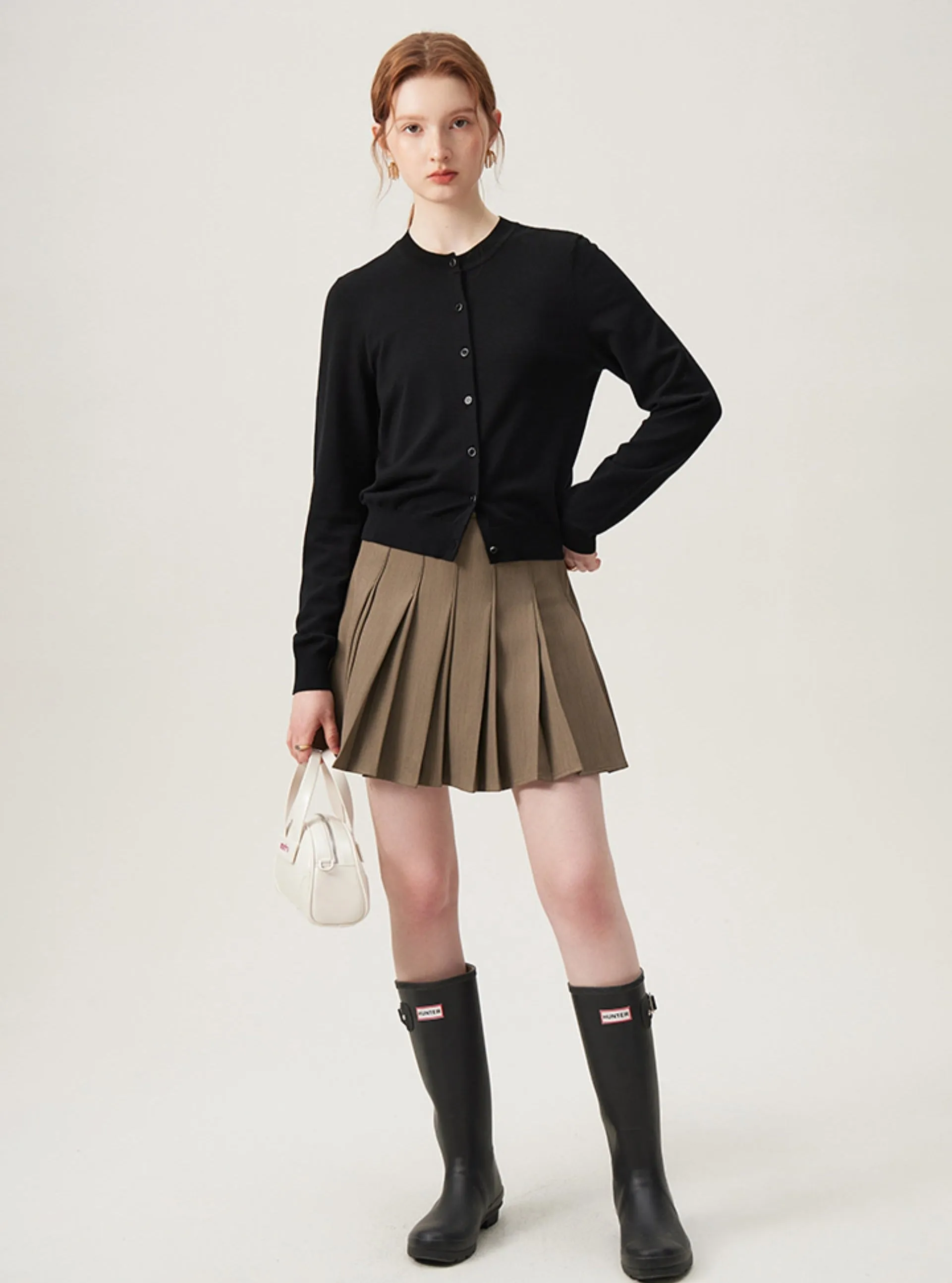 Black Tencel Cardigan