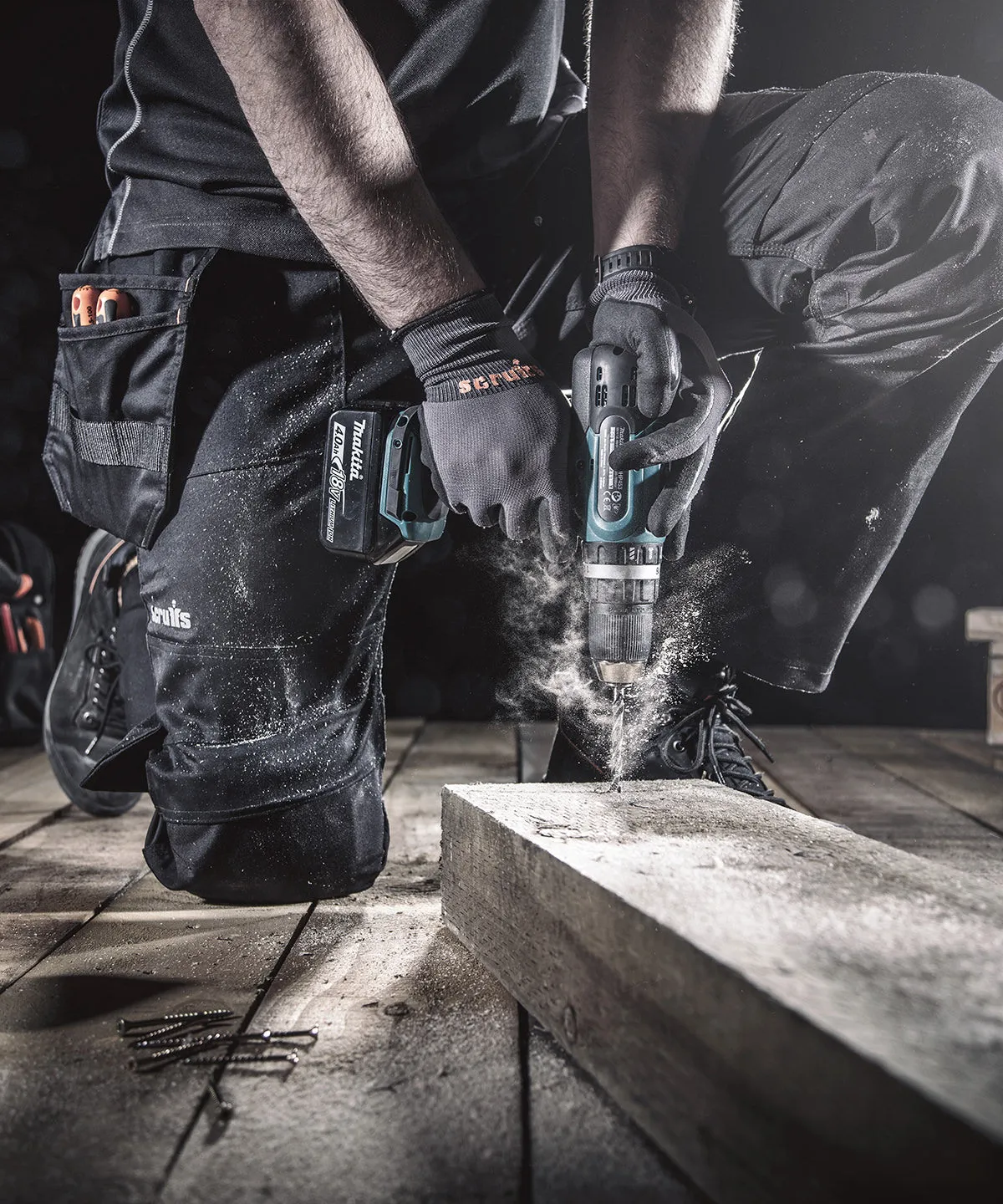 Black - Trade Flex trousers