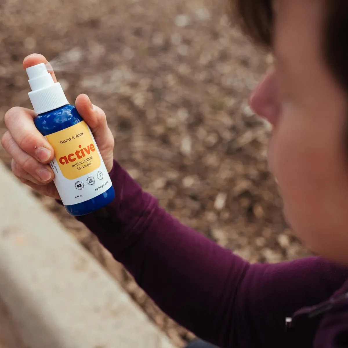 BLDG Active Antimicrobial Hand & Face Hydrogel Spray