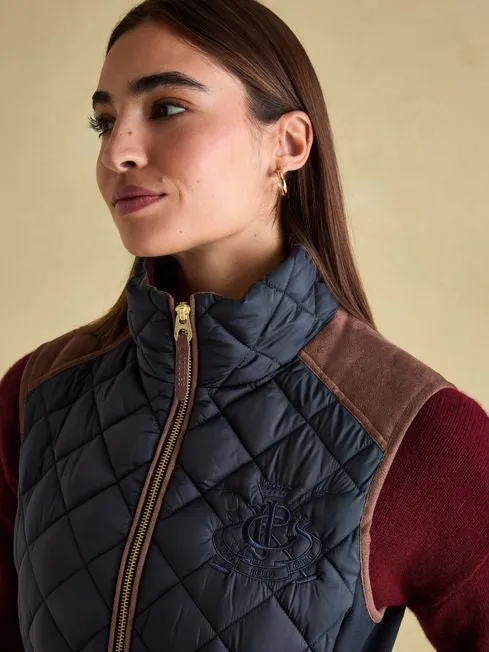 Braemar Luxe
Navy Showerproof Diamond Quilted Gilet