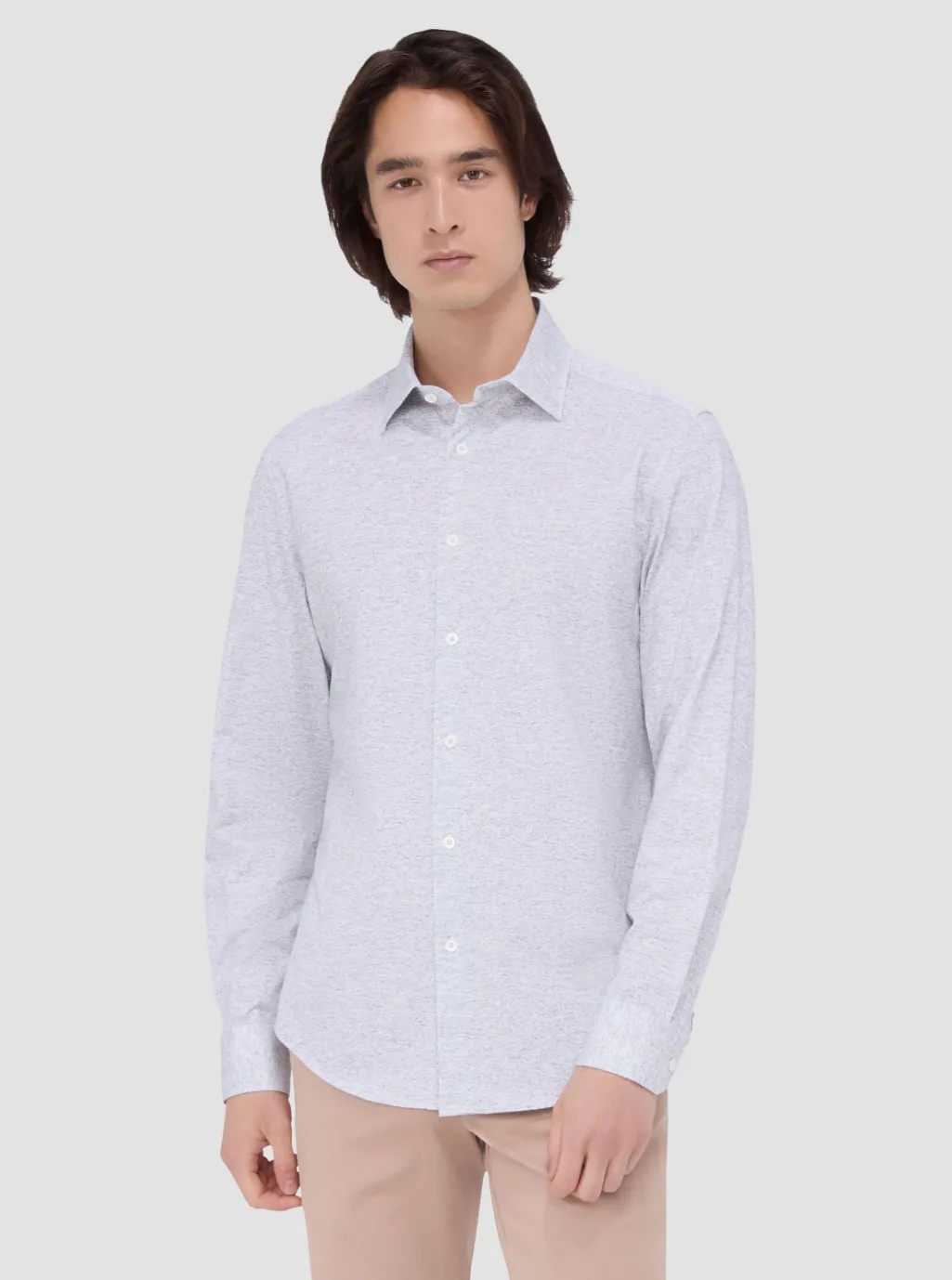 Bugatchi OoohCotton® James Long Sleeve Shirt