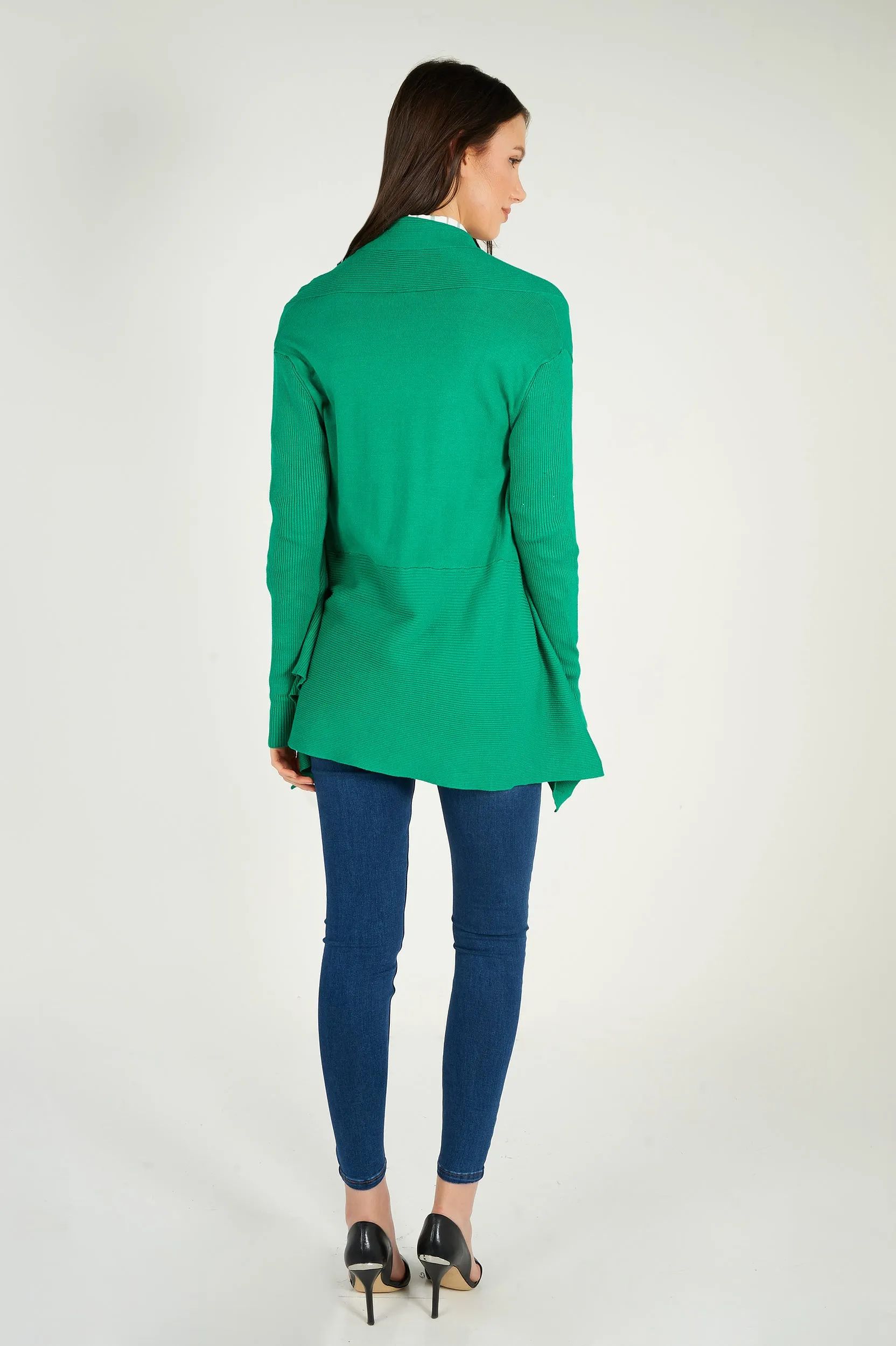 Cardigan ouvert asymétrique - PANDORA-W1 - (E-A5)