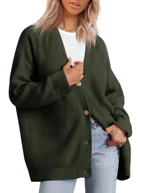 Catherine | Luxurious V-Neck Cardigan for Women