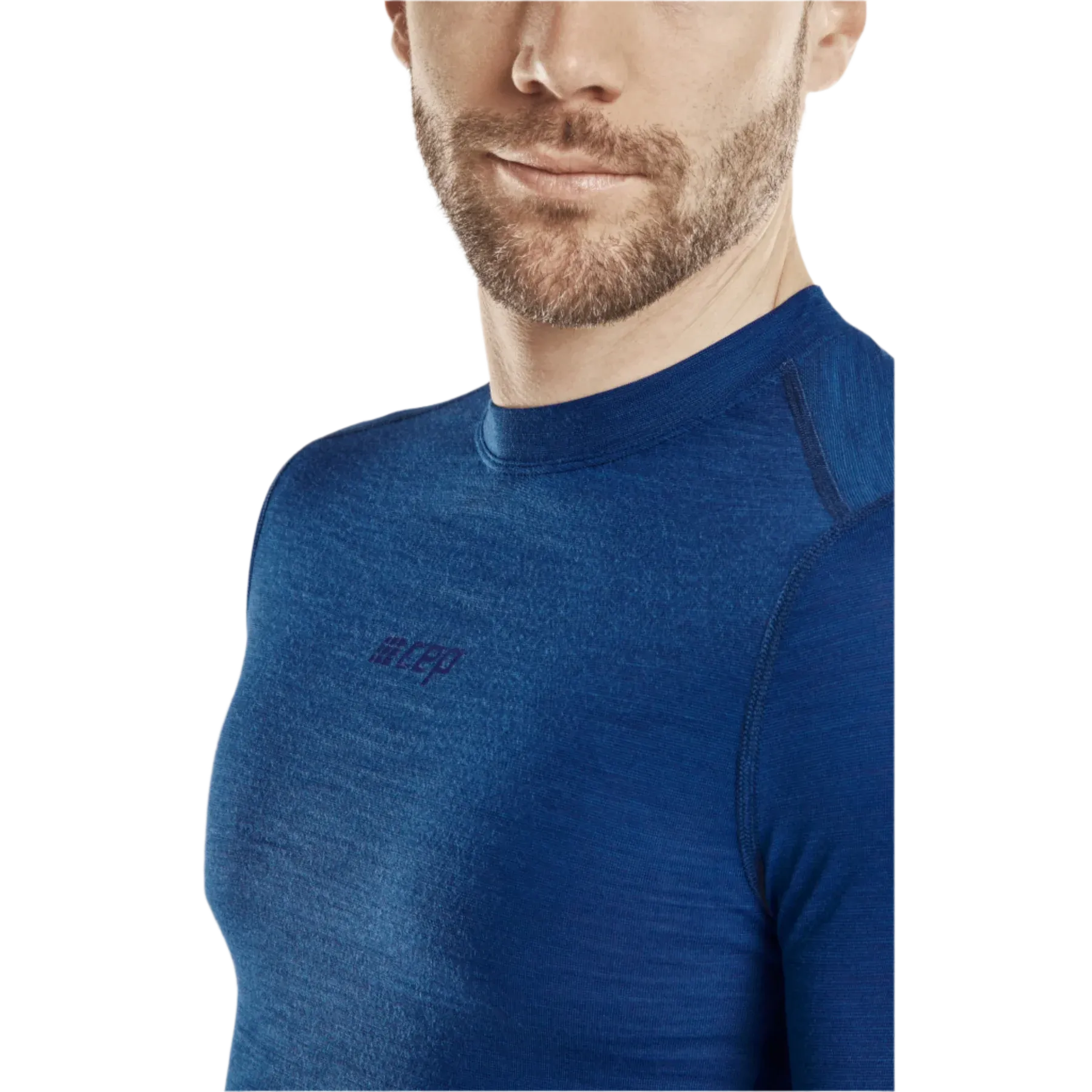 CEP | Cold Weather Merino Long Sleeve | Men's | Blue
