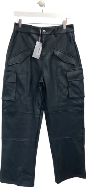 Cernucci Black Cargo Trousers UK 10