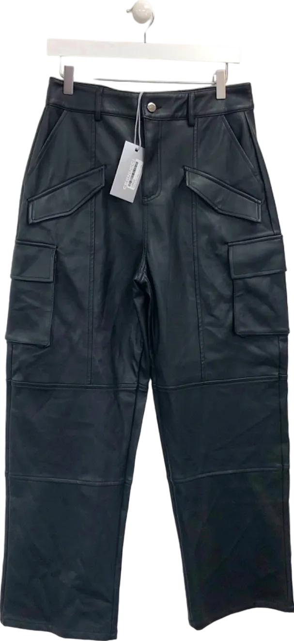 Cernucci Black Cargo Trousers UK 10