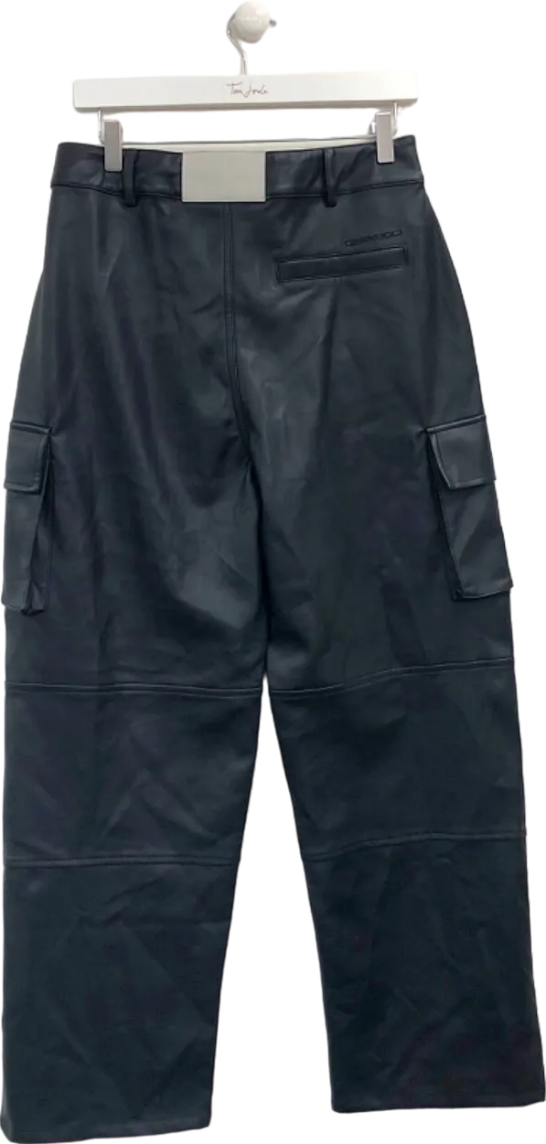 Cernucci Black Cargo Trousers UK 10