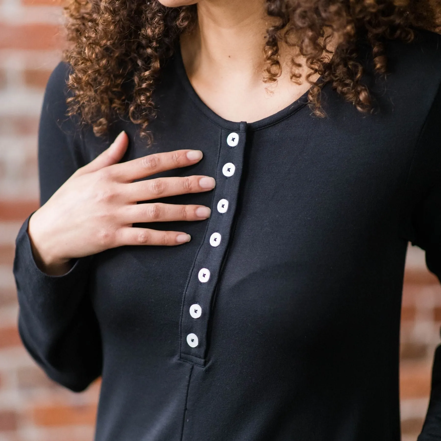 Charlotte Henley Jumpsuit | Black