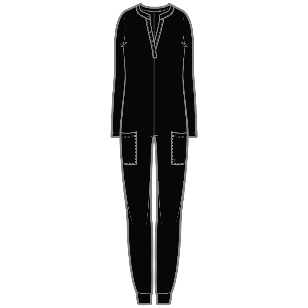 Charlotte Henley Jumpsuit | Black