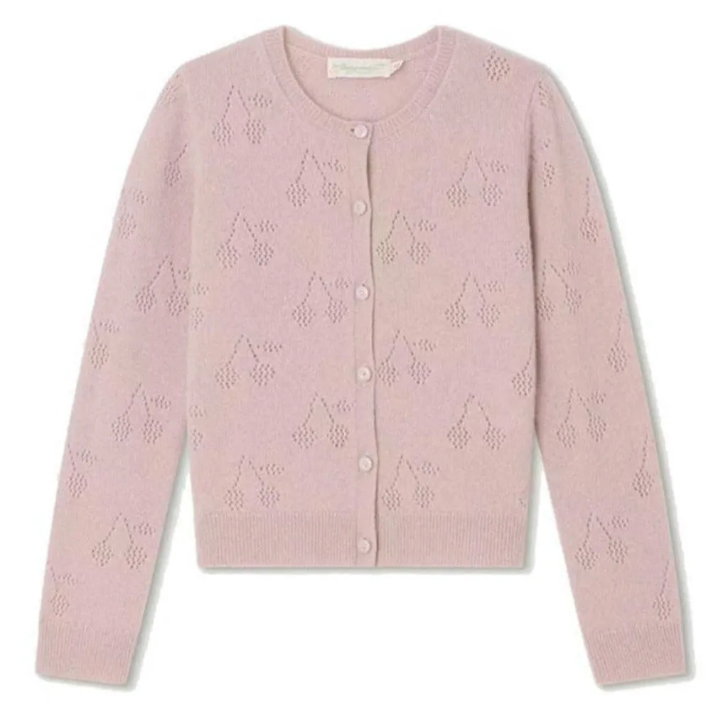 Cherry Princess Lightweight Cardigan for Girls