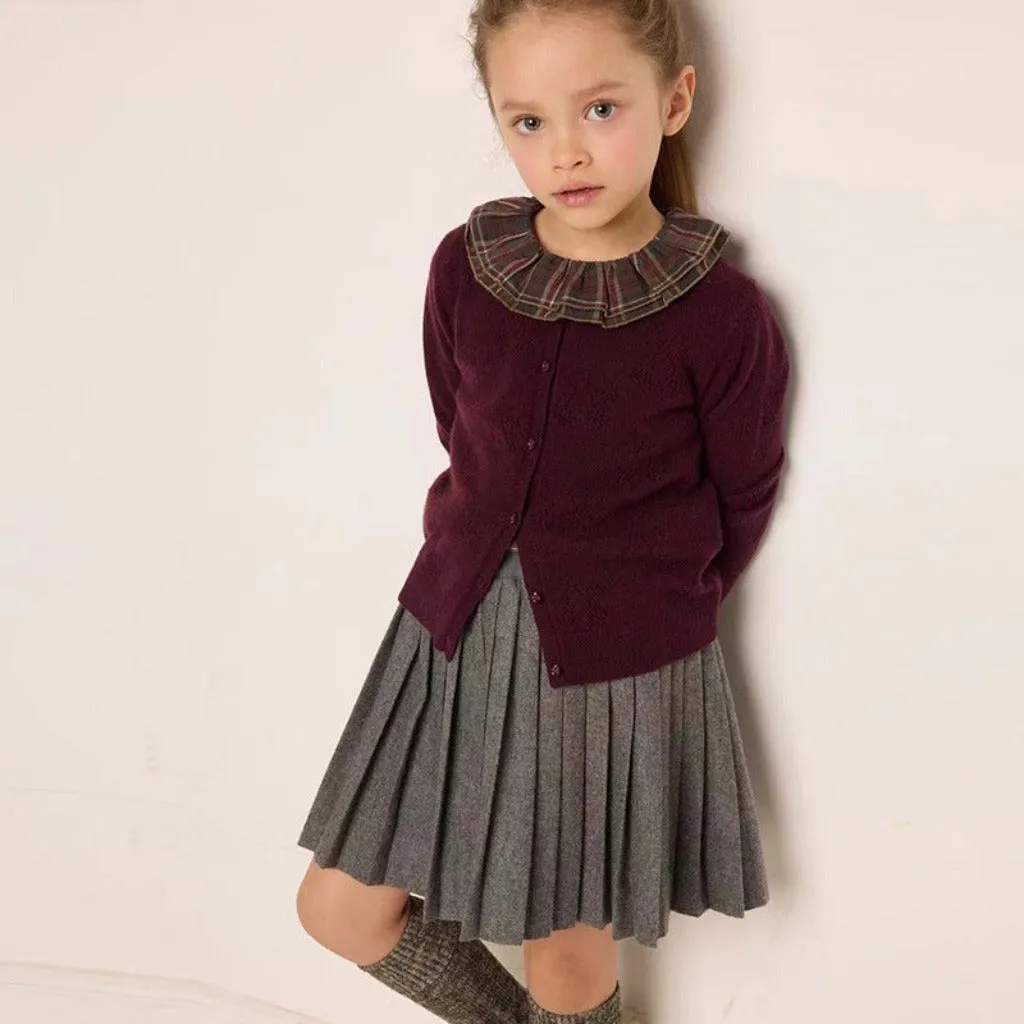 Cherry Princess Lightweight Cardigan for Girls