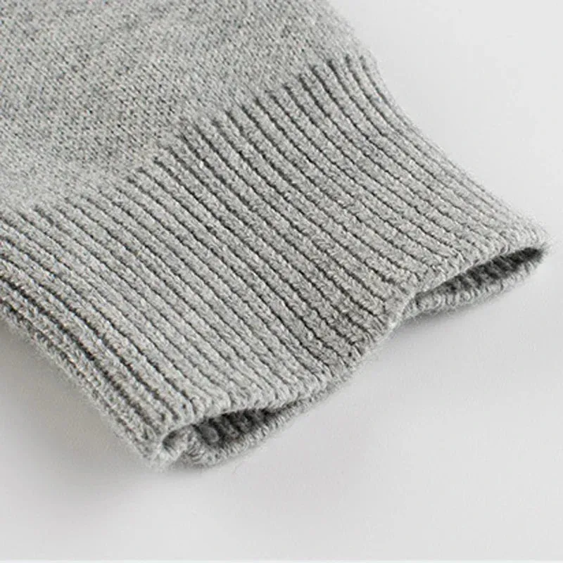 Children's Sweater Girls Knitted Cardigan Winter New Boys Outerwear Casual Long Sleeve Kids Coats