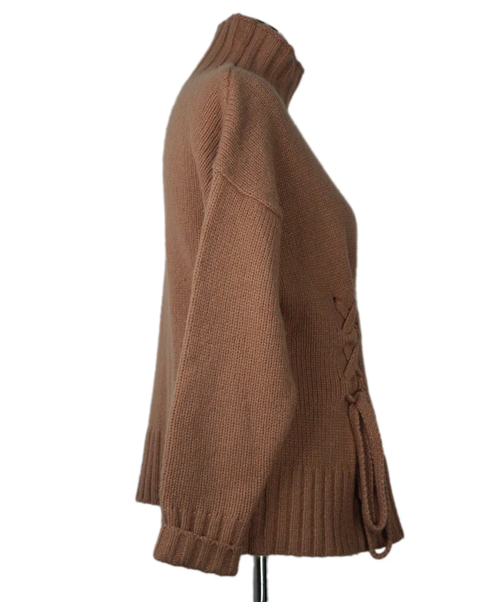 Cinq a' sept Peach Neutral Wool Sweater sz 4