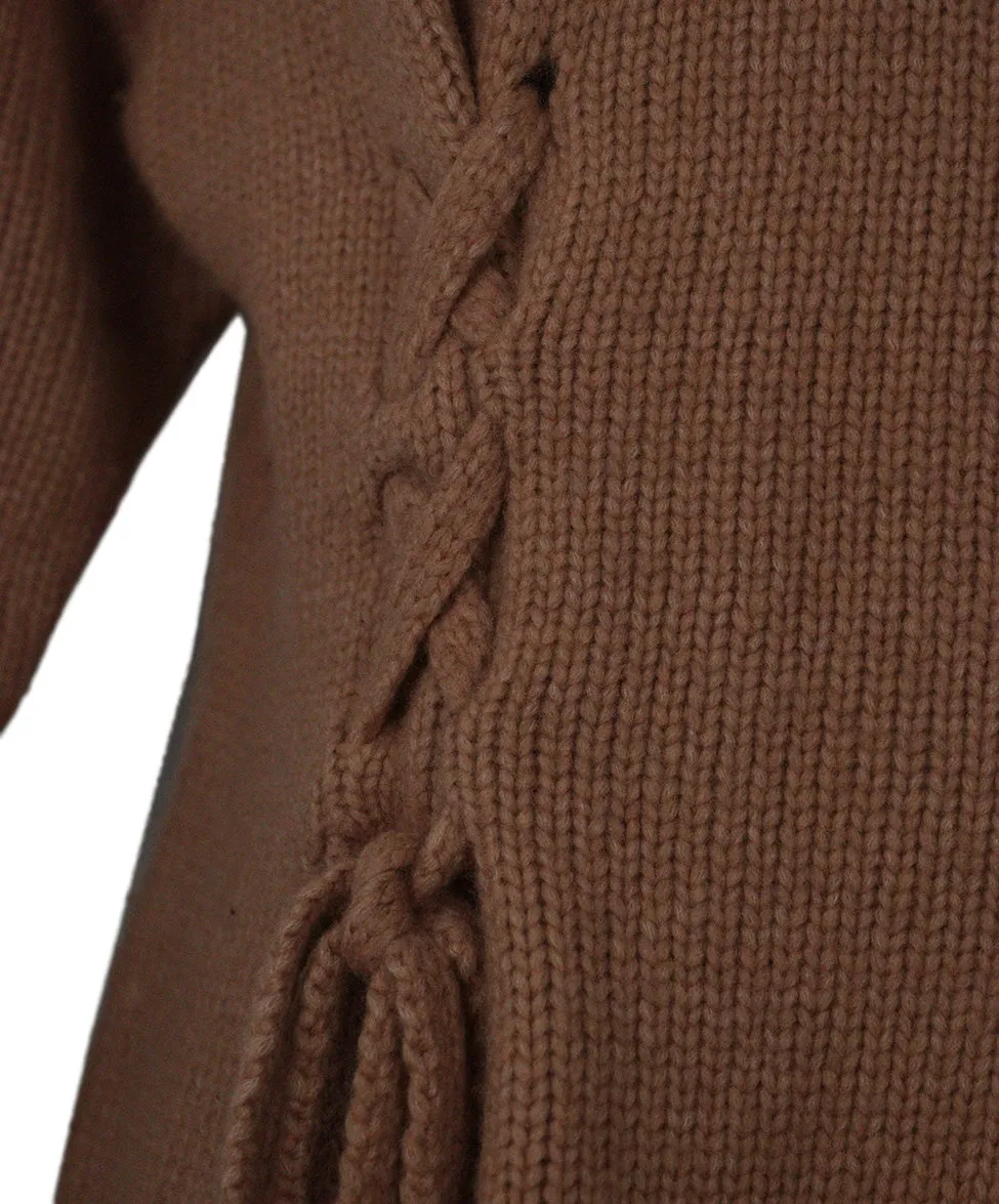 Cinq a' sept Peach Neutral Wool Sweater sz 4