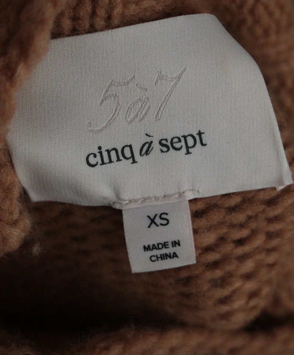 Cinq a' sept Peach Neutral Wool Sweater sz 4