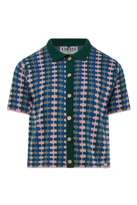 Clara Cardigan Green/Pink