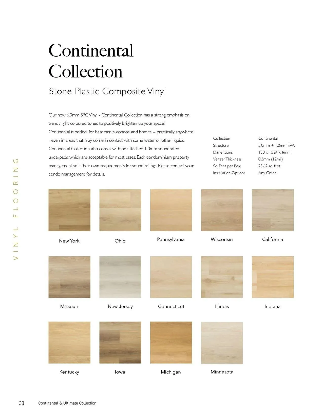 Connecticut - GRANDEUR Continental Collection 7mm SPC Vinyl