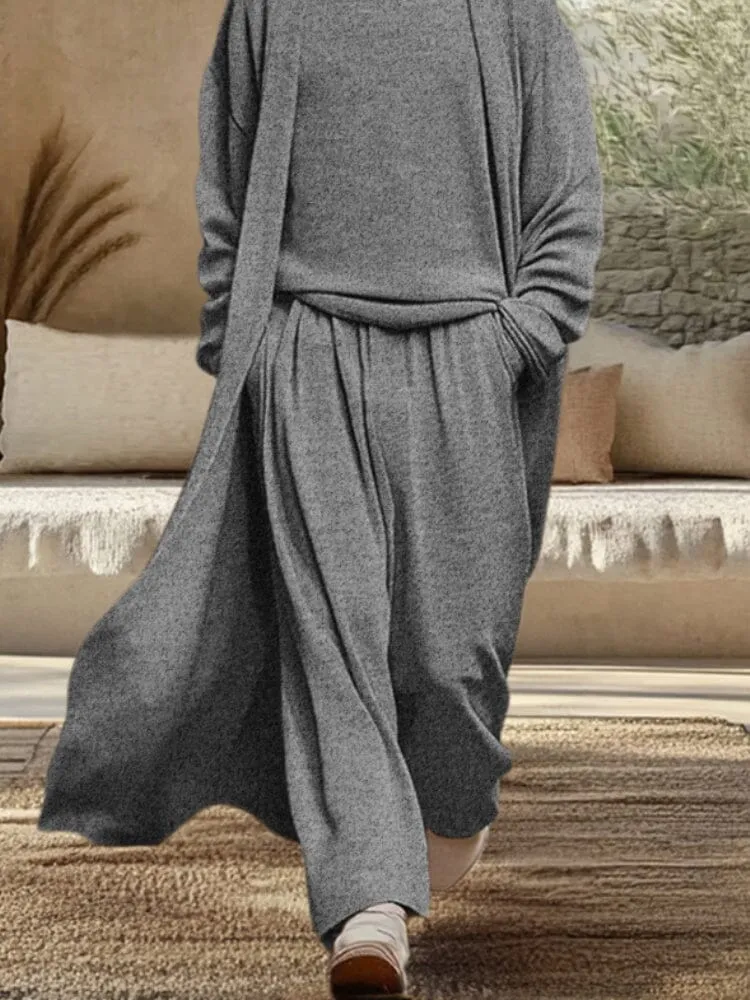 Cozy Minimalism 3-Piece Outfits