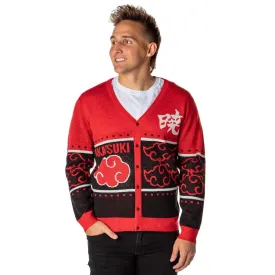 Custom Naruto Theme Cardigan Sweater - Akatsuki Edition | Premium Quality