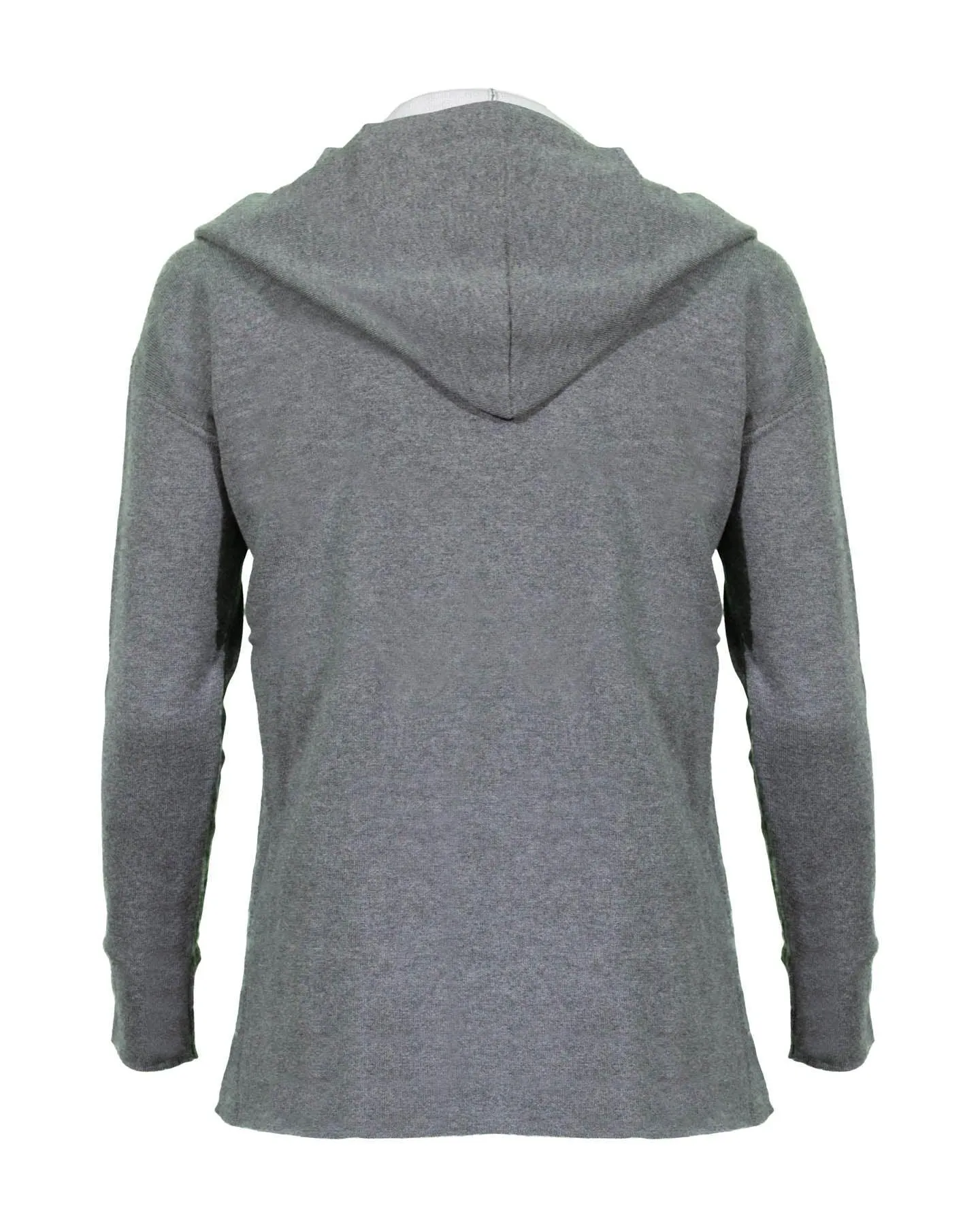Eileen Fisher Hooded Cotton Blend Cardigan
