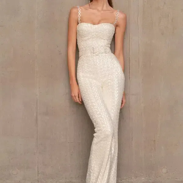 Eléa – Corseted structure – Elegant jumpsuit