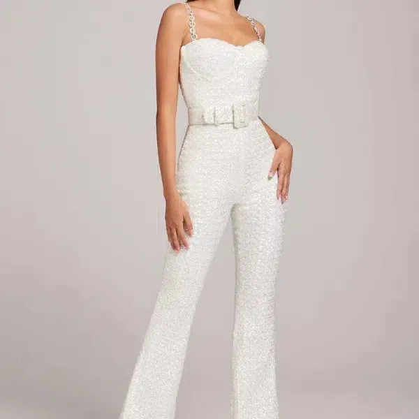 Eléa – Corseted structure – Elegant jumpsuit