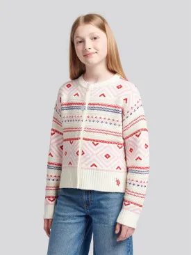 Fair ISLE Cardigan Marshmallow
