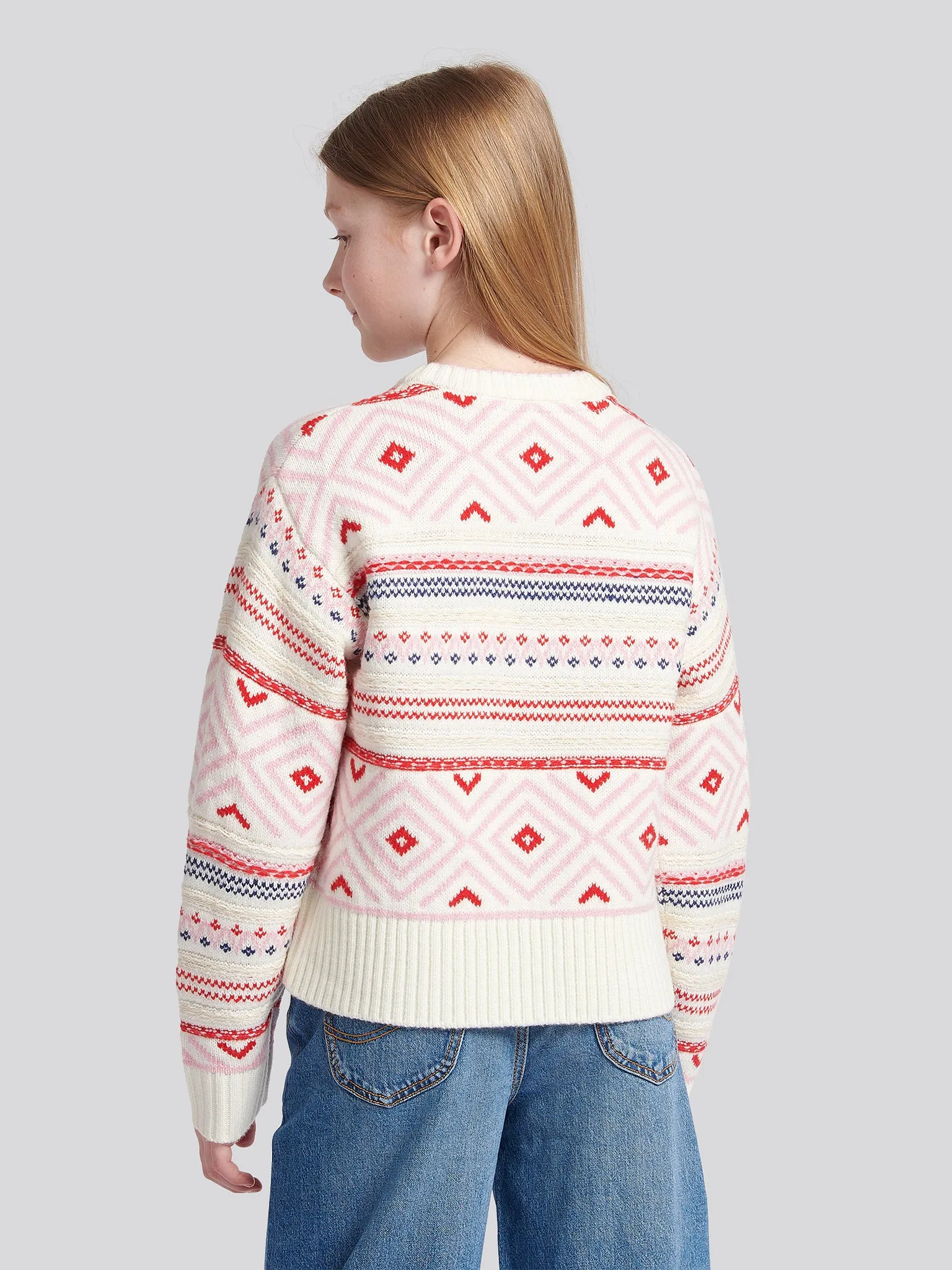 Fair ISLE Cardigan Marshmallow