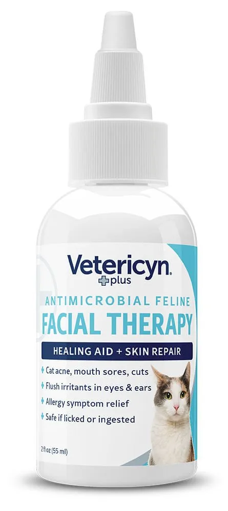 Feline Antimicrobial Facial Therapy