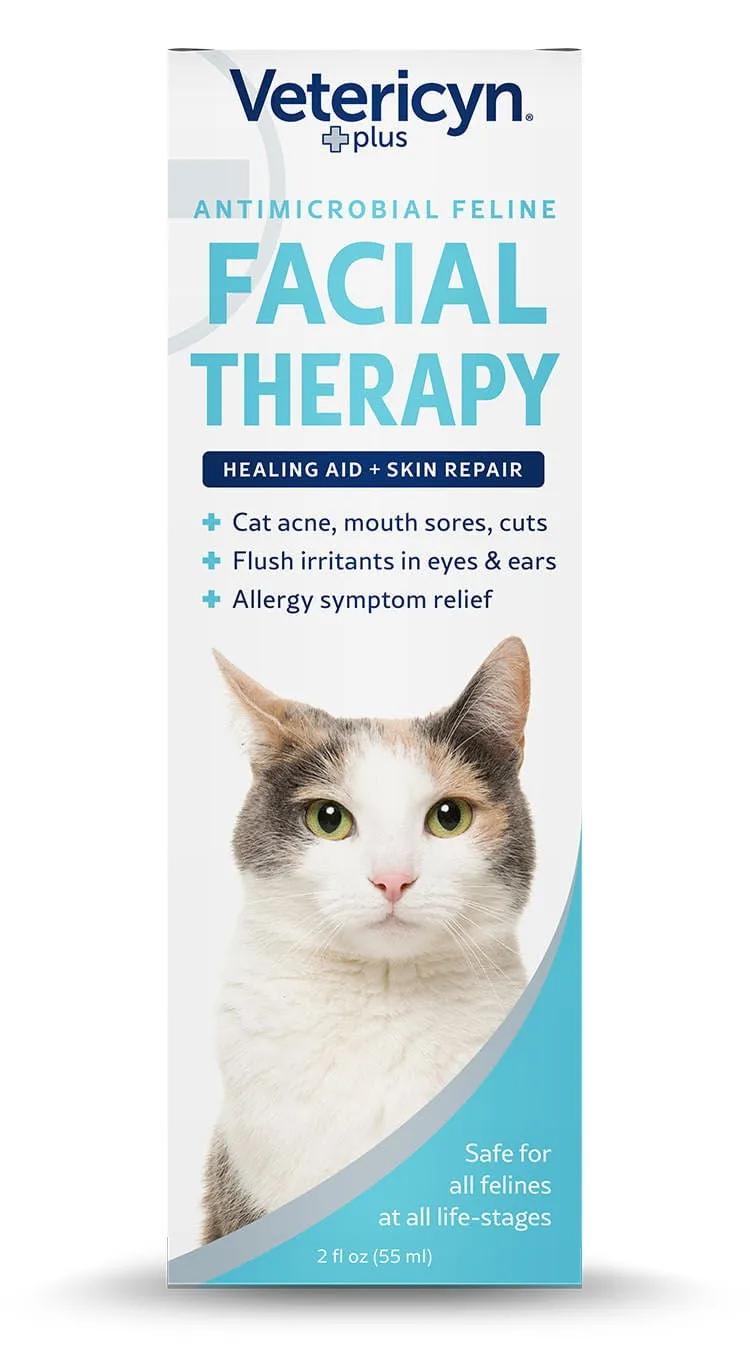 Feline Antimicrobial Facial Therapy