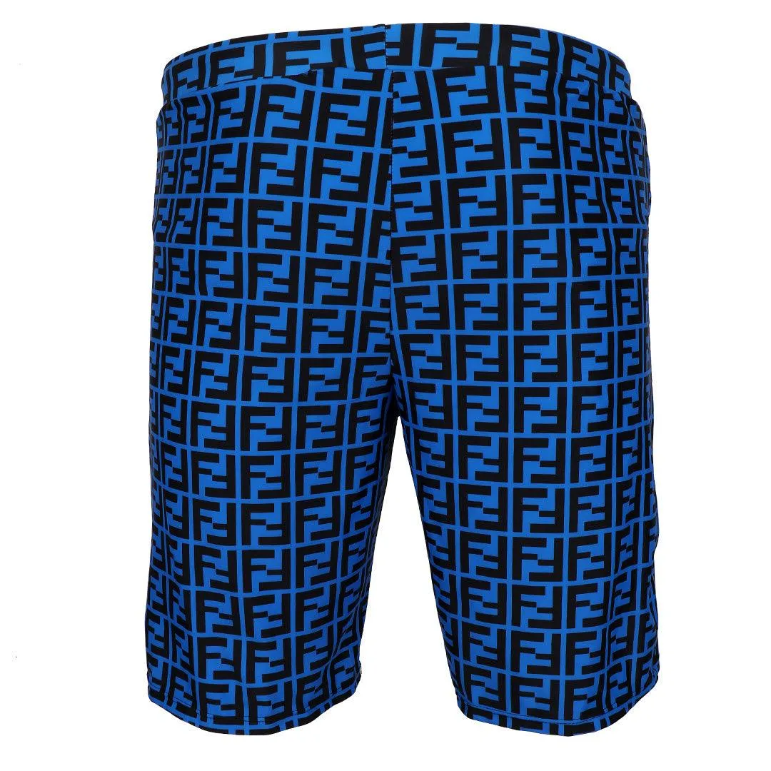 Fendi lightweight Classic shorts-Blue