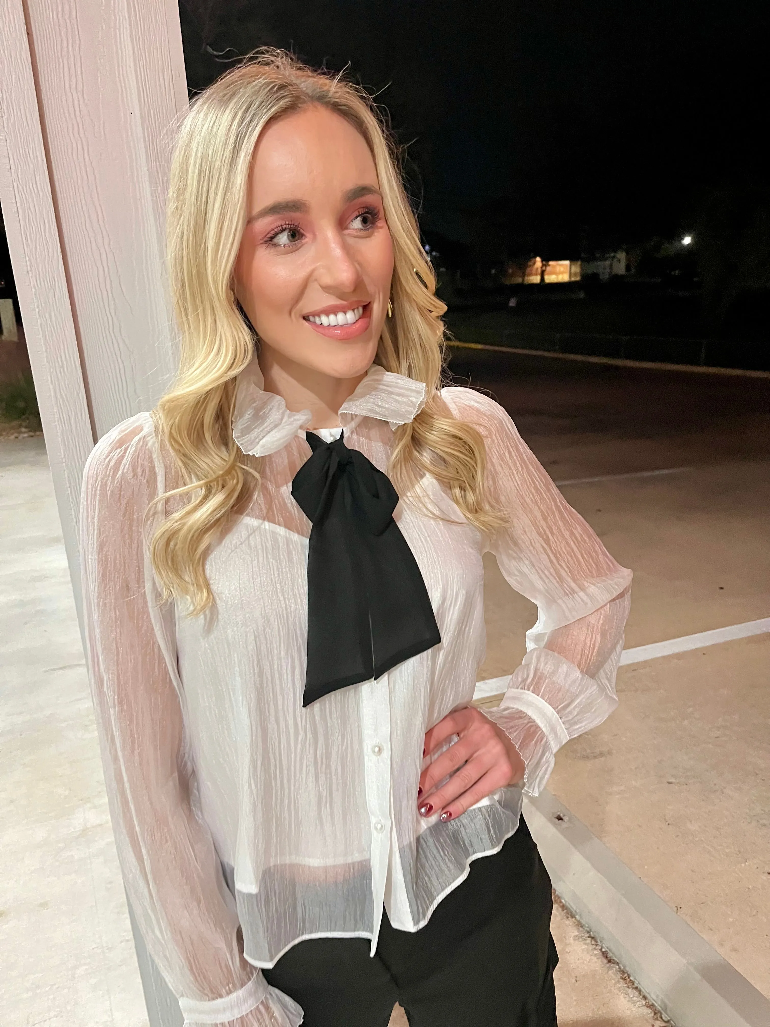 Garance Sheer Blouse
